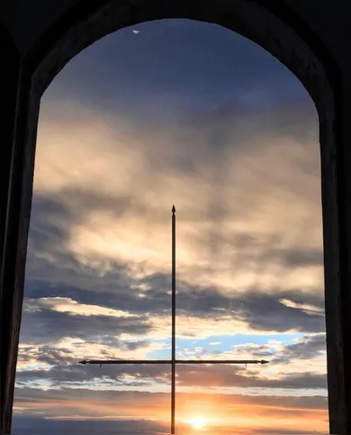 Vista da Capela de São Jorge, no Alto do Rebentão