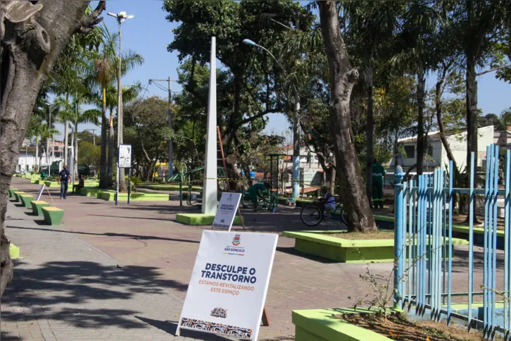 A praça é um símbolo da cidade