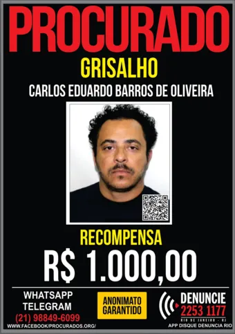 'Grisalho' estaria no Rio sob a proteção de 'Coronel'