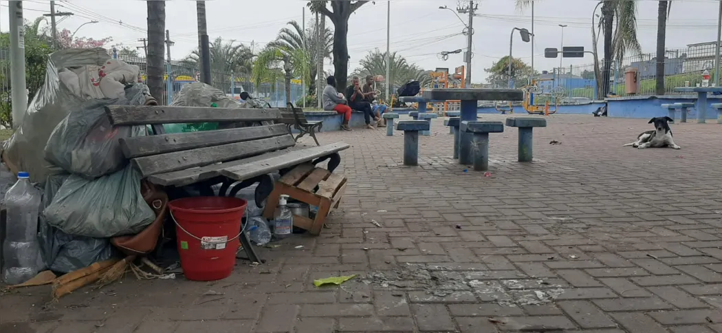 A Praça no Colubandê precisa ser revitalizada, segundo os gonçalenses
