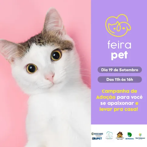 Imagem ilustrativa da imagem São Gonçalo Shopping recebe 'Feira Pet' neste domingo (19)