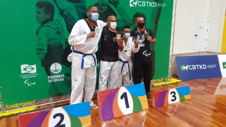 O atleta vem conseguindo destaque em seu esporte