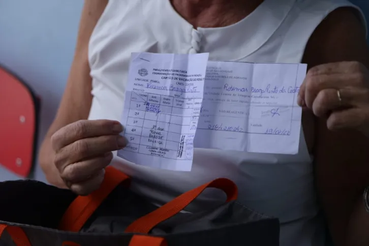 Rosimar Braga não perdeu tempo e levou a família assim que pôde aos postos 