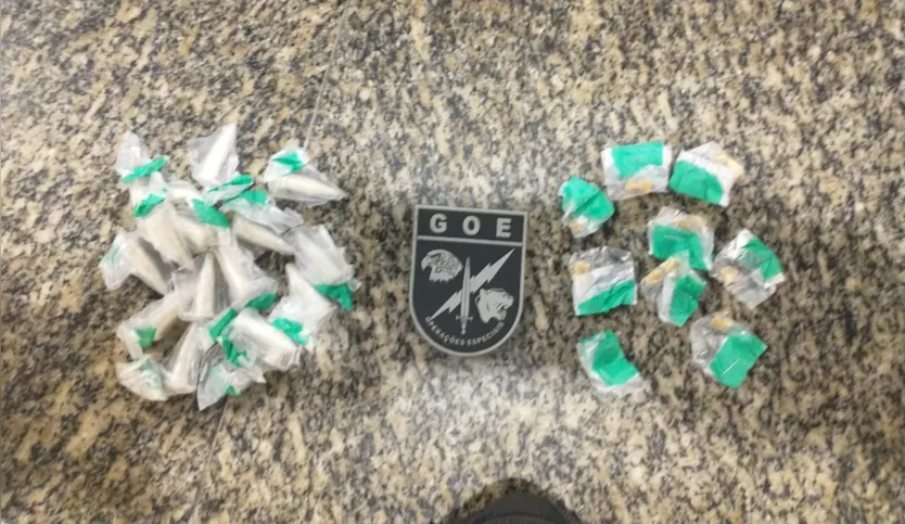 Acusados de tráfico de drogas também foram detidos 