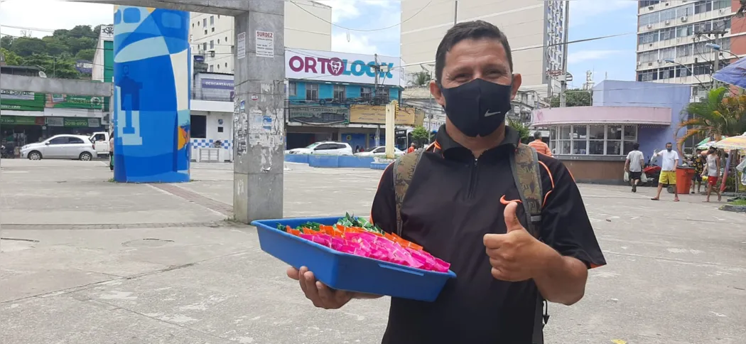 O comerciante Leonardo tem boas expectativas para 2022