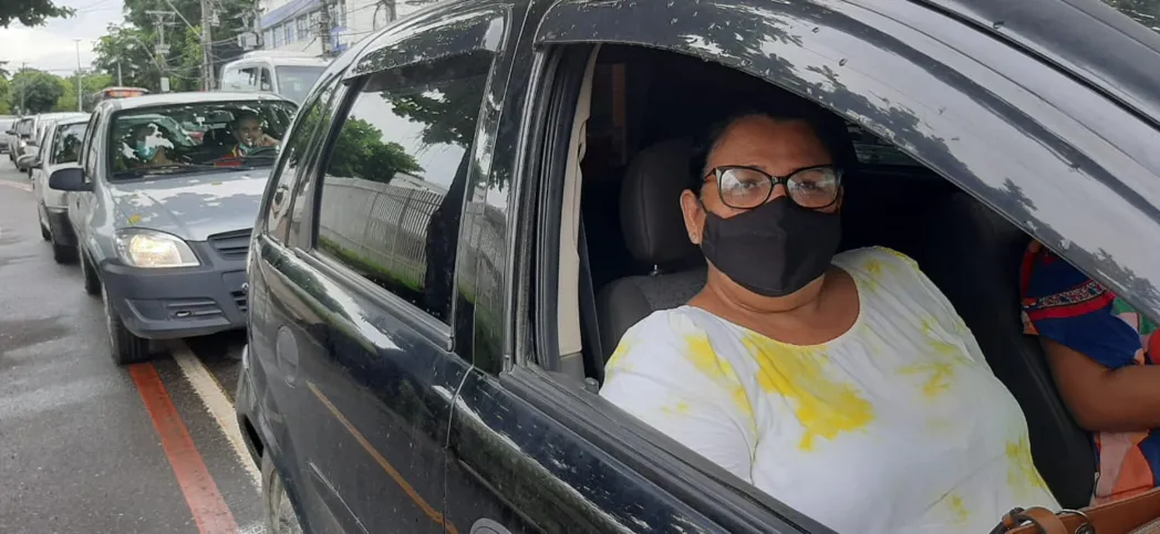 Maria Alice Dias também foi testada na UFF hoje (11)
