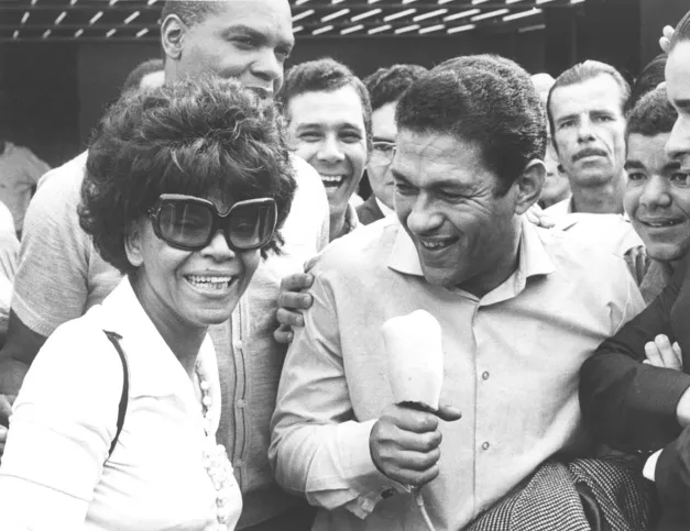 Elza Soares e Mané Garrincha