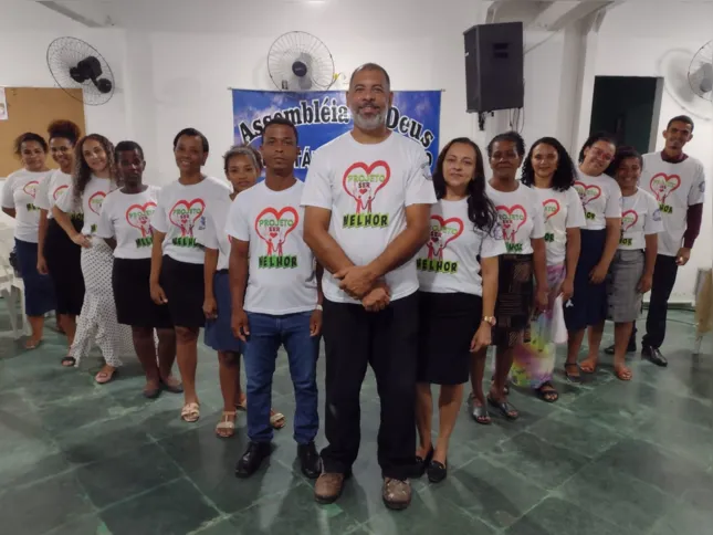 O projeto possui mais de 70 voluntários