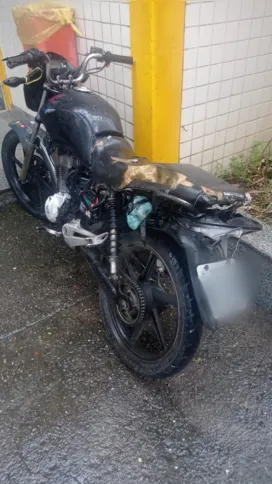 A moto estava com o motor adulterado