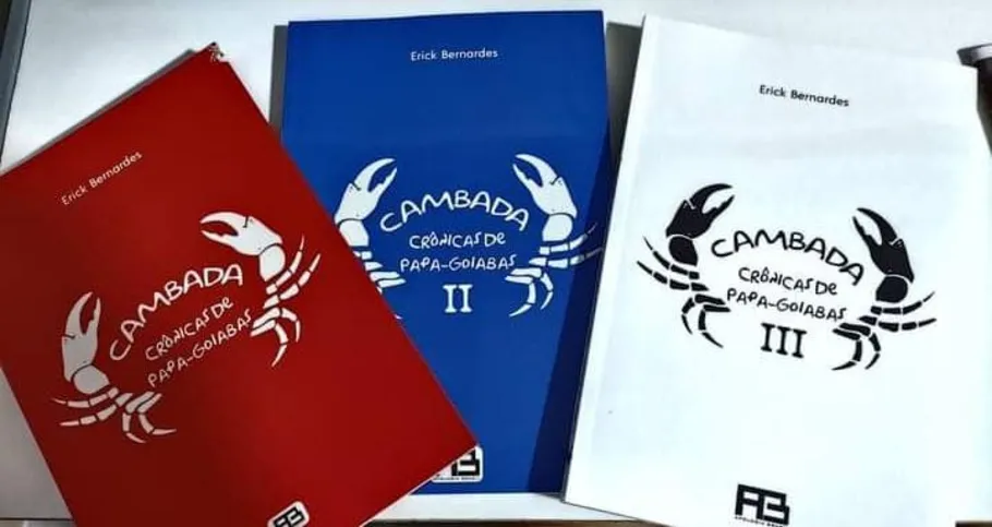Imagem ilustrativa da imagem Escritor Erick Bernardes lança terceiro livro da série de crônicas 'Cambada'