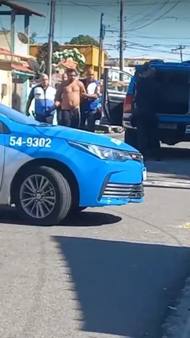 O criminoso se entregou e foi preso em flagrante