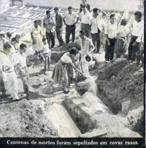 Cemitério São Miguel foi construído para enterrar vítimas do incêndio