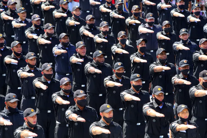 Imagem ilustrativa da imagem Polícia Militar forma turma e chega a quase 1.500 novos soldados em 2021