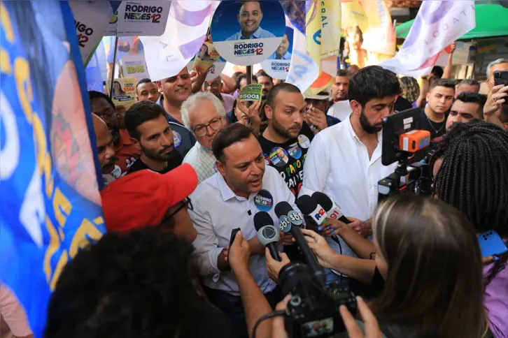 O candidato do PDT caminhou pela Tijuca, na Zona Norte do Rio