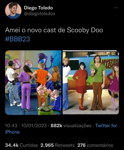 Imagem ilustrativa da imagem Casa de vidro coloca BBB em 1º lugar nos assuntos mais falados no Twitter brasileiro
