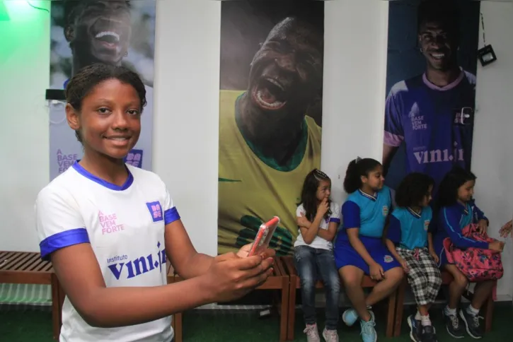 Pelos corredores, o assunto é um só: a emoção dos alunos com a atuação do craque na Copa do Mundo do Catar 2022