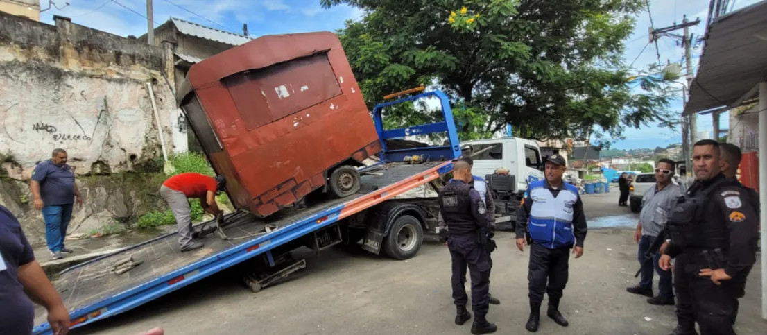 Ação contou com apoio de policiais do 7º BPM