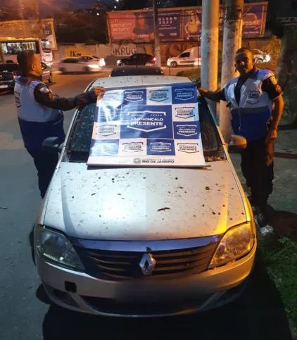 O carro foi produto de furto