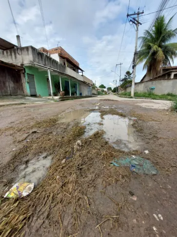 Rua está intransitável
