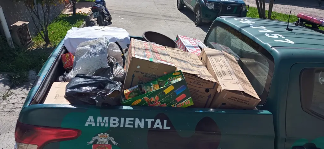 O depósito descoberto também servia como um local para guardar explosivos