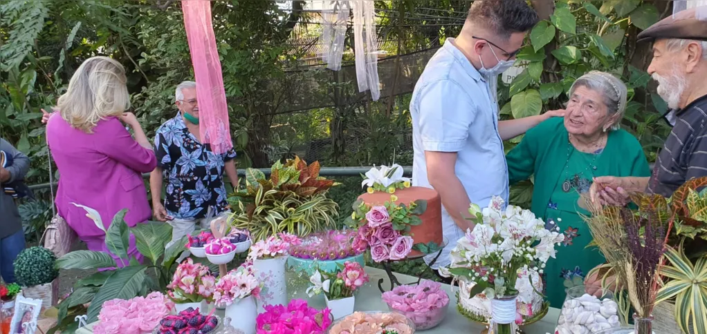 Festa teve a presença dos filhos e bisneto