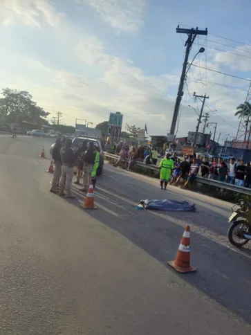 Acidente aconteceu na via de acesso entre BR-101 e BR-493, em Manilha