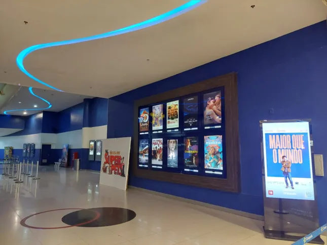 Município tem dois cinemas localizados dentro de shoppings