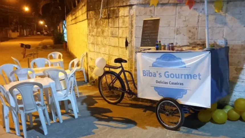 Imagem ilustrativa da imagem Gonçalense inaugura Food Bike, amigos e familiares não comparecem e ele ganha apoio na internet