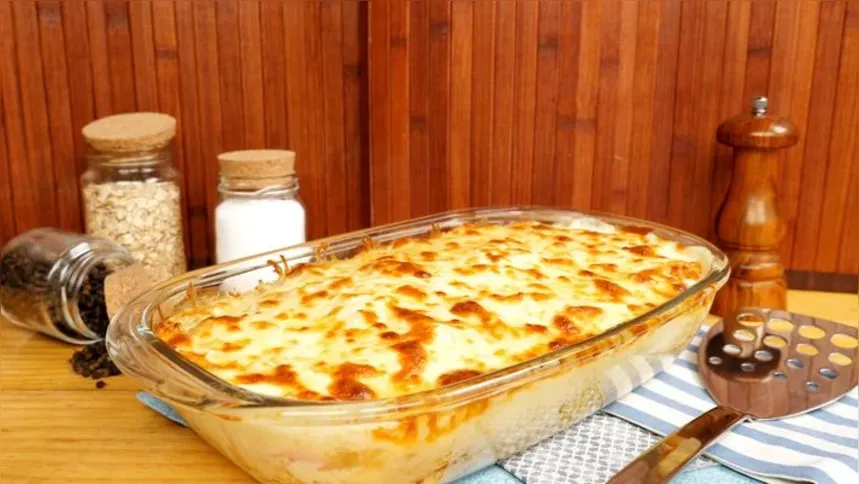 Lasanha de frango com queijo