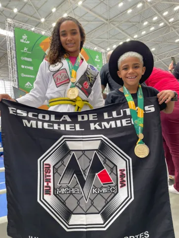 Imagem ilustrativa da imagem Jovens gonçalenses conseguem títulos em campeonato brasileiro de Jiu-Jitsu