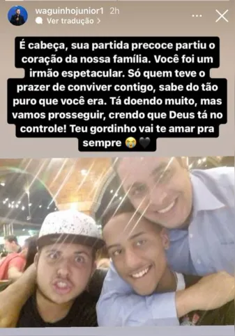 Imagem ilustrativa da imagem Filho do pastor Waguinho, ex-vocalista do 'Os Morenos', é morto no Rio