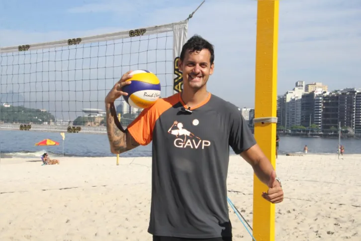 Diogo, professor de voleibol há 10 anos