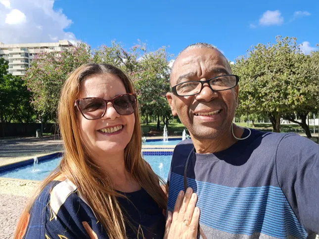 Rose, de 62 anos e Gilberto, de 65, se reencontraram no final de 2022 após dez anos