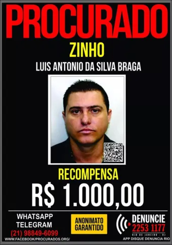 Zinho é chefe da milícia 'Liga da Justiça', que atua na Zona Oeste do Rio