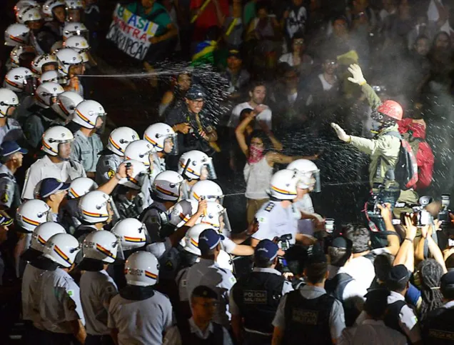 Protestos de junho de 2013 foram marcados por forte repressão policial