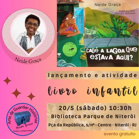Imagem ilustrativa da imagem Escritora infantil aclamada em Niterói lança livro na Biblioteca Parque de Niterói