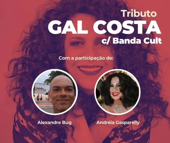Imagem ilustrativa da imagem Cover oficial da Gal Costa faz show hoje (03) em Maricá