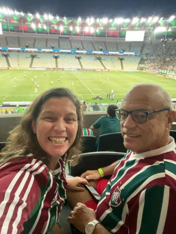 Corretora ainda mantém proximidade com o esporte indo ver partidas com o pai