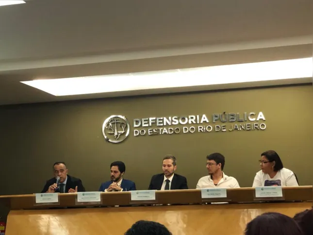 Evento foi realizado na Sede da Defensoria Pública do Rio de Janeiro