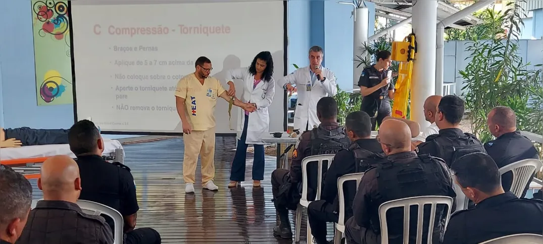 Curso é oferecido por profissionais do Centro de Trauma da unidade