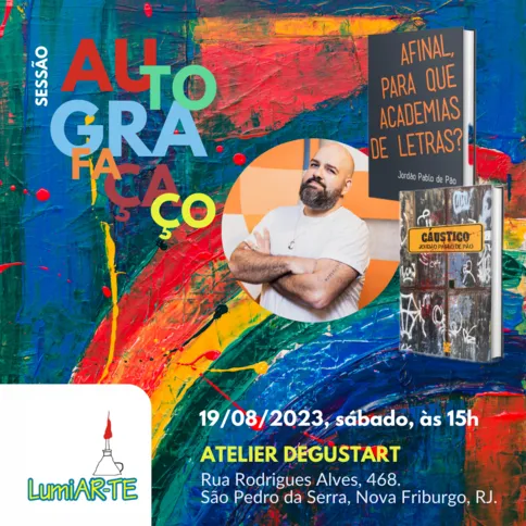 Imagem ilustrativa da imagem Escritor de Niterói participa de evento multicultural 'LumiAR-TE'