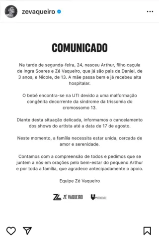 A nota foi divulgada na última quarta-feira (26)