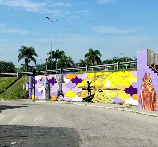 O projeto Cidade Ilustrada é uma iniciativa da Prefeitura de São Gonçalo