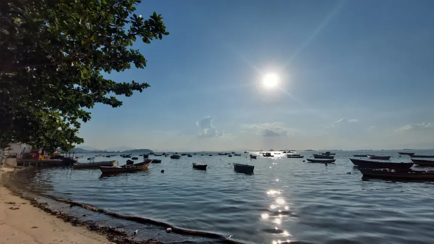 Praia das Pedrinhas, em São Gonçalo