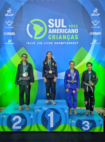 Geovanna lutou no último final de semana, na Arena Cel. Wenceslau Malta, no Parque Olímpico da Vila Militar, em Deodoro, Rio de Janeiro