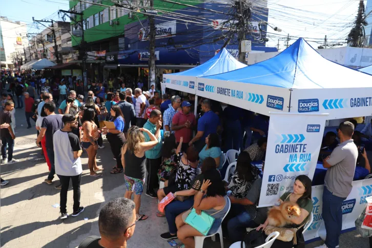 População esteve em peso na ação