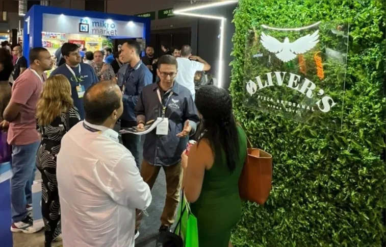 Representante de São Gonçalo no encontro, o Grupo Øliver’s Pizza tinha um dos espaços mais disputados do Riocentro