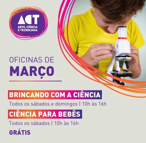 Artes, Ciência e Tecnologia no Sesc São Gonçalo
