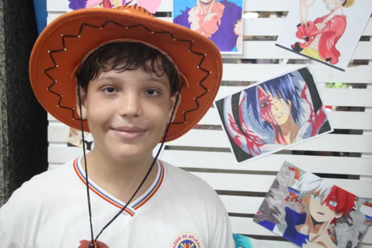 Gabriel Gonçalves, de 13 anos, tem um canal no Youtube focado em desenho