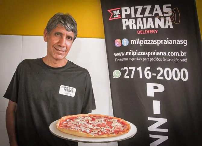 Imagem ilustrativa da imagem Mais que pizza, uma experiência: conheça a Mil Pizzas Praiana, no Zé Garoto